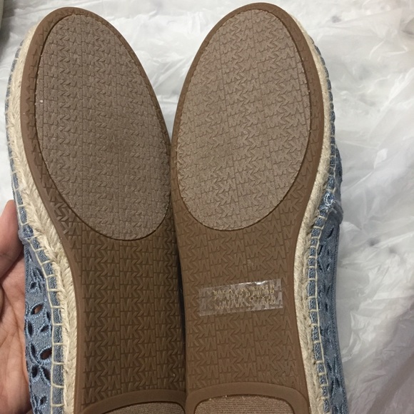 Michael Kors Darci Whased Denim Eyelet Espdrilles - Picture 8 of 8